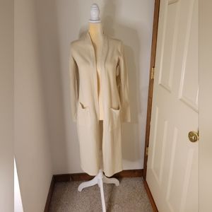 Nwt altar'd state women's long cream cardigan - size (S) - excellent condition